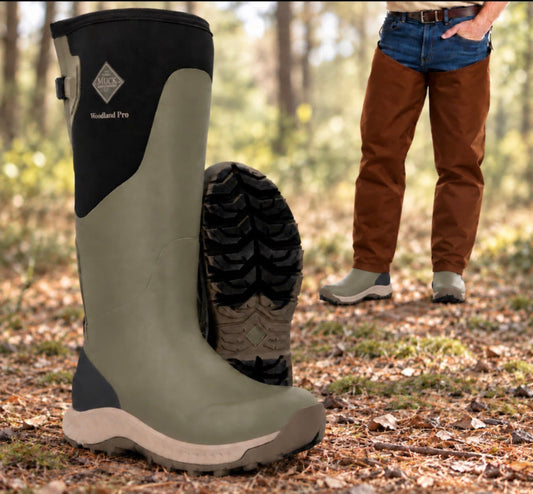 Muck Woodland Pro Boots w/ Dans Brush Buster Frogleg