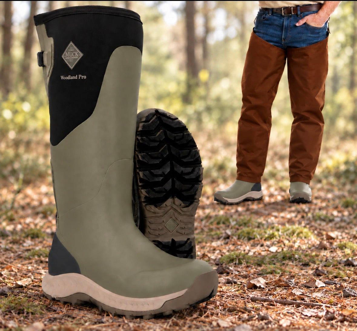 Muck Woodland Pro Boots w/ Dans Five Stars and Frogleg