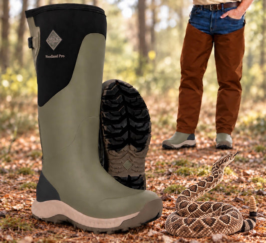 Muck Woodland Pro Boots w/ Dans Snake Protector Frogleg