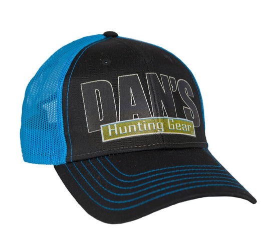 DAN'S BLUE MESH LOGO CAP