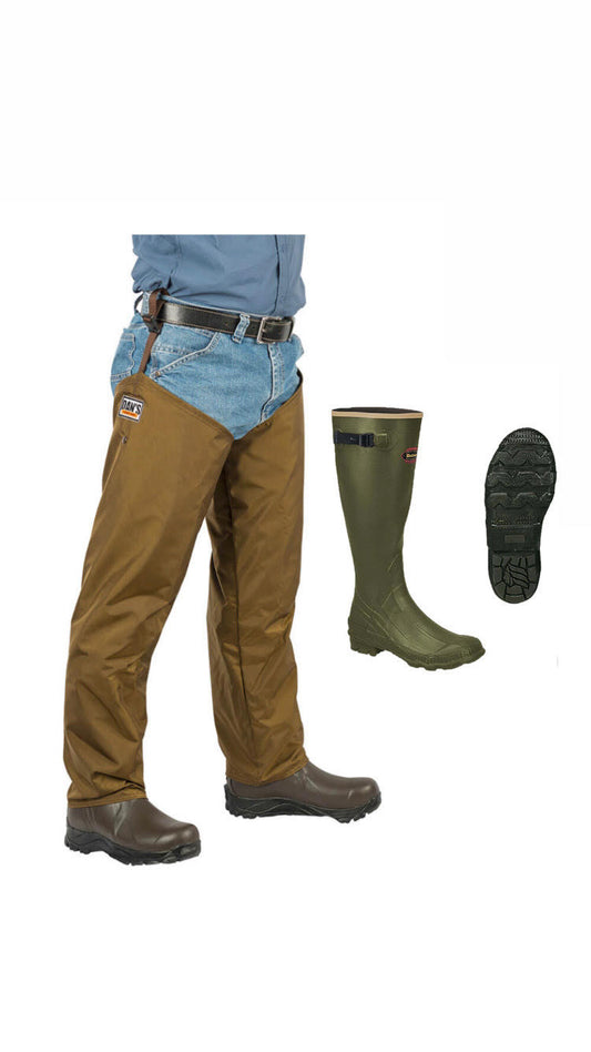 FIVE STAR FROGLEGS WITH LACROSSE GRANGE BOOT NON-INSULATED